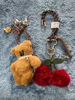 Teddy bag charm