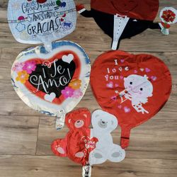 Valentine's Day Balloons Dia De San Valentin Decoraciones