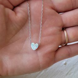 Opal Heart Bracelet 
