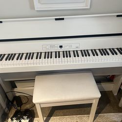 White Electric Piano