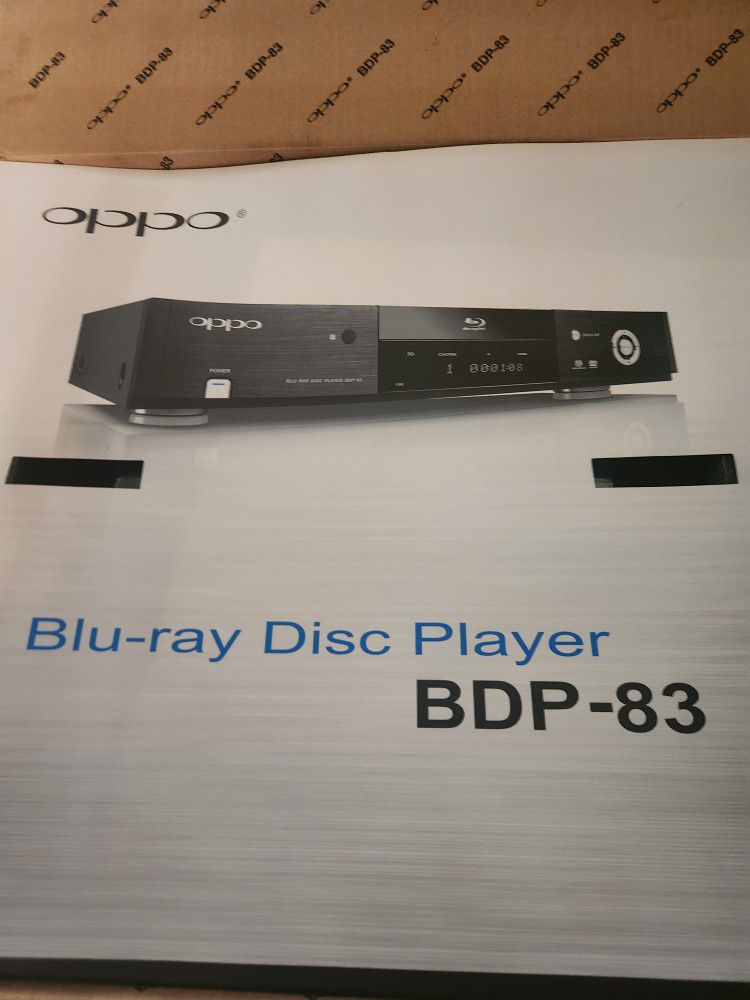 Oppo BDP-83 Blu-Ray Player 