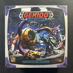 Gekido Bot Battles Board Game Read Description