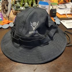 Supreme - SOUTH2 WEST8 Jungle Hat (SS21) - Navy - S / M - Used