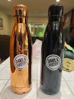 Dave & Busters Collectible Water Bottles