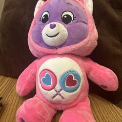 Plush care bear - pink / purple unicorn doll carebears plushie