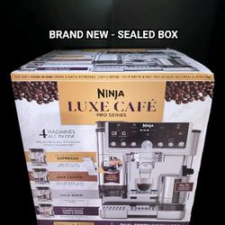 Ninja Luxe  Café Pro 4-in-1 Espresso, Coffee, Cold Brew & Hot Water, Black/Stainless Stee