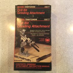 *REDUCED* Craftsman Drill Bit Grinding Attachment 