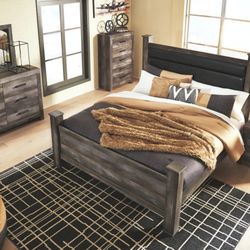 🇺🇸HUGE Ashley Furniture Blowout Sale!🇺🇸 Brand New 7PC Queen Size Bedroom SET! $50 Down Takes It Home Today!