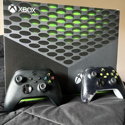 Xbox Series X with 2 Controllers