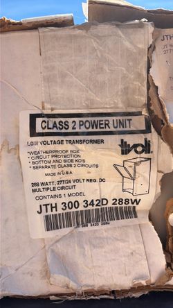 class 2 power unit transformer