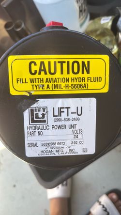 Lift U hydraulic power unit