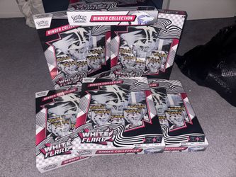 White Flare Binder Collection
