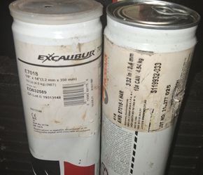 Welding rods 1-sealed, 1 open never used