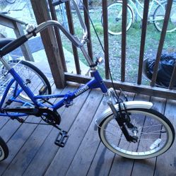 Mantis Tri Rad 20 Inch Single Speed Folding Tricycle 