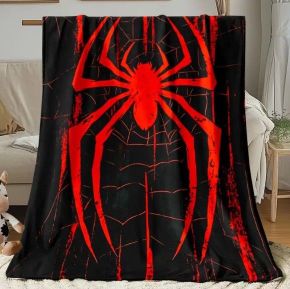 Spider Man Set With Bag Car Gloves And Blanket