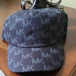 Michael Kors Black And Gray Logo Cap