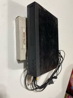 Black dvd movie player