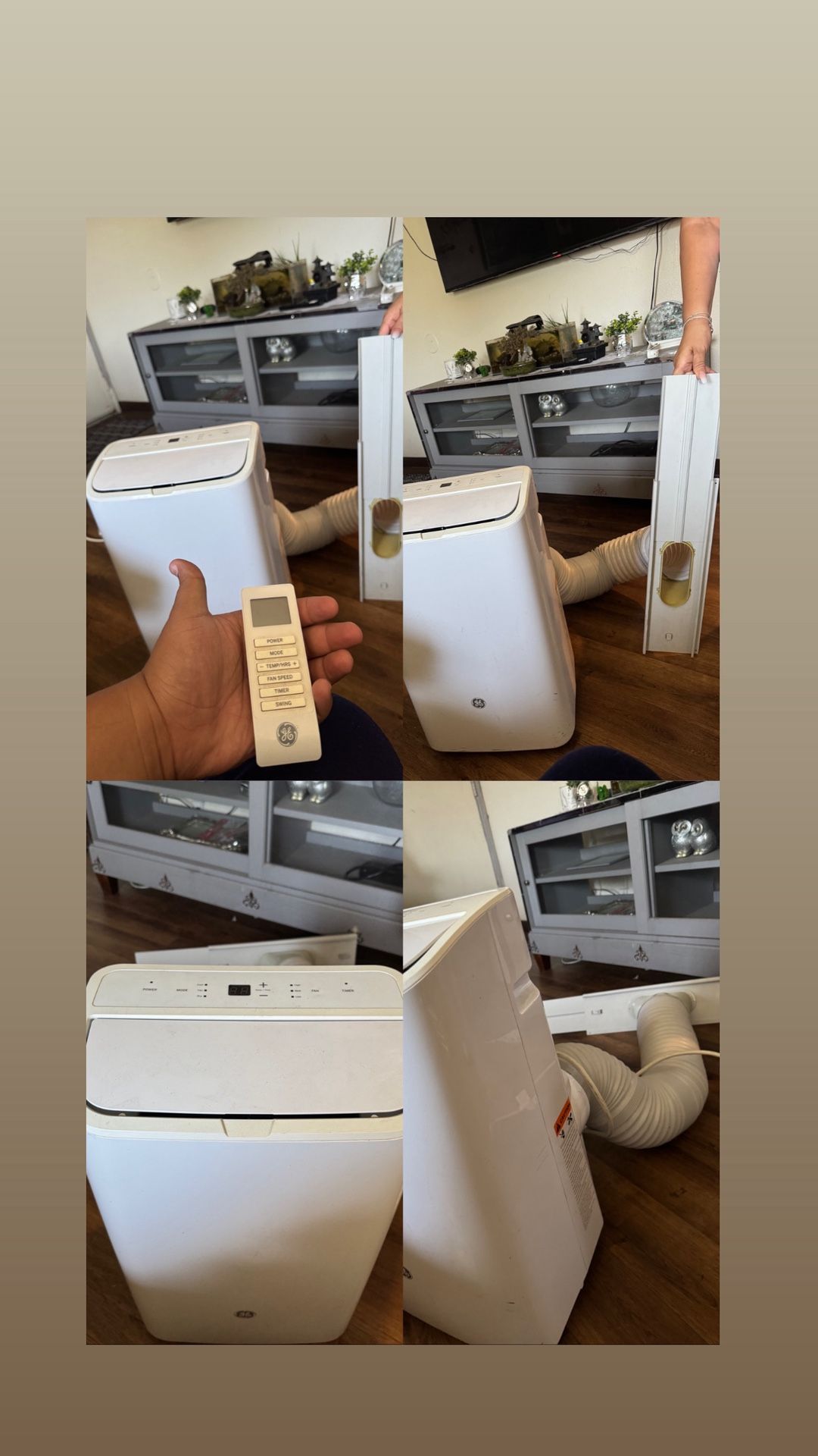 GE PORTABLE AIRCONDITIONER