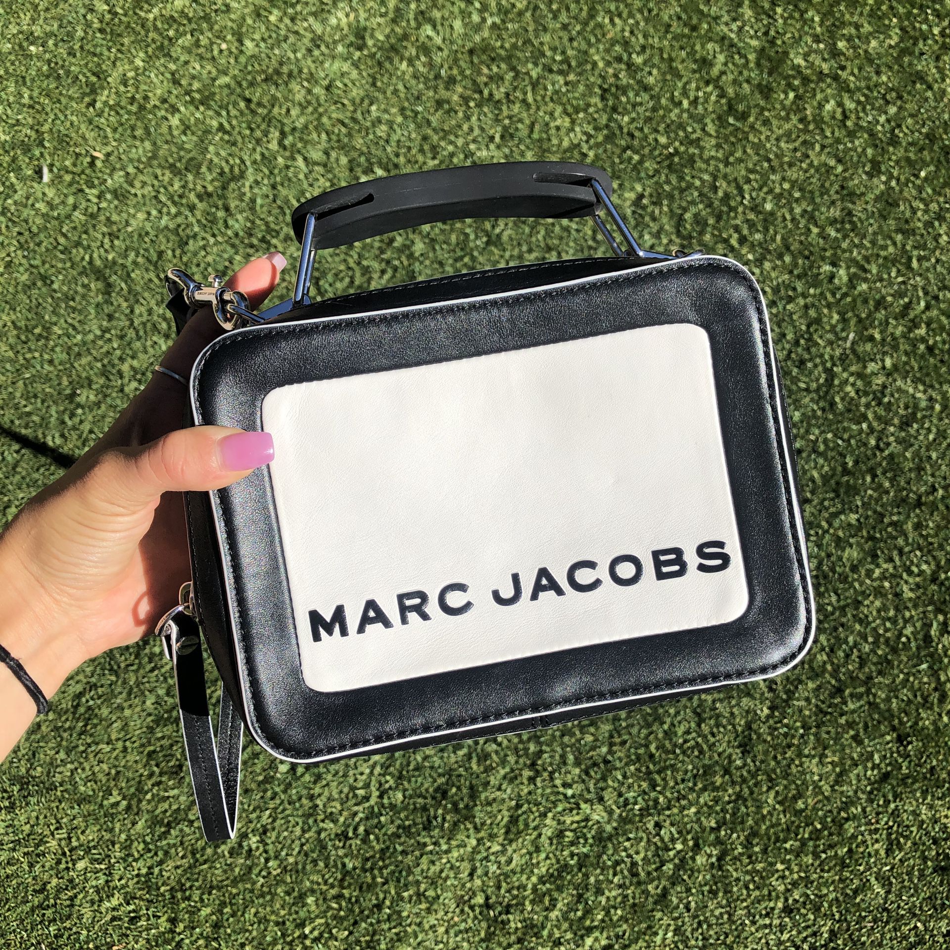 Marc Jacobs The Box 23 Mini Box Women's Bag - Two Tone Crossbody Bag