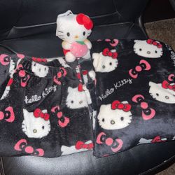 hello kitty plush and pajamas bundle