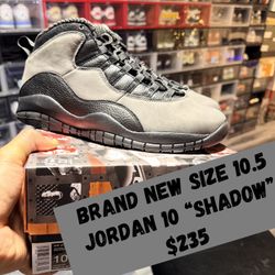 DS Jordan 10 “Shadow” Size 10.5