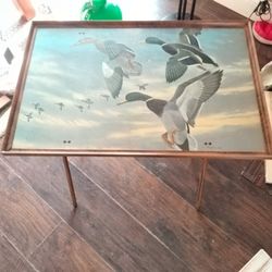 Vintage J MacLeod Flying Duck Folding Tray Table 