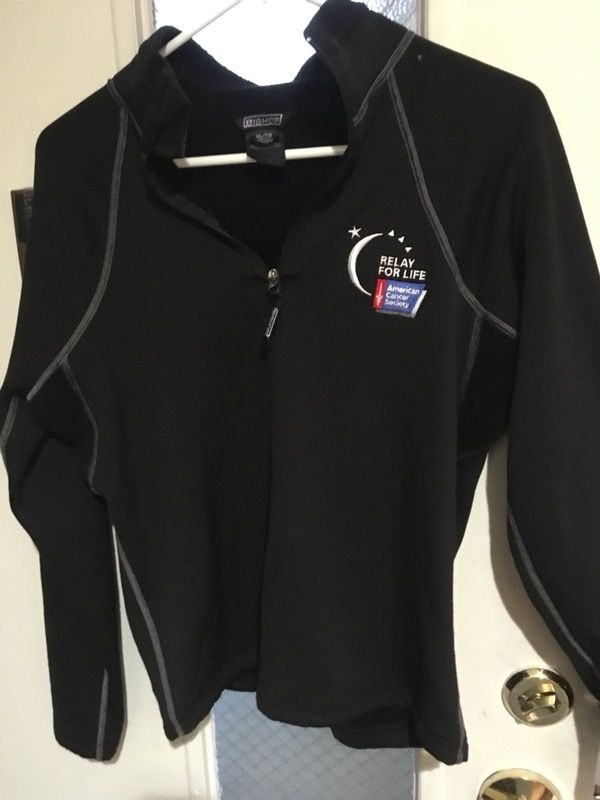 Sz. XL Black Fleece Half Zip Pullover