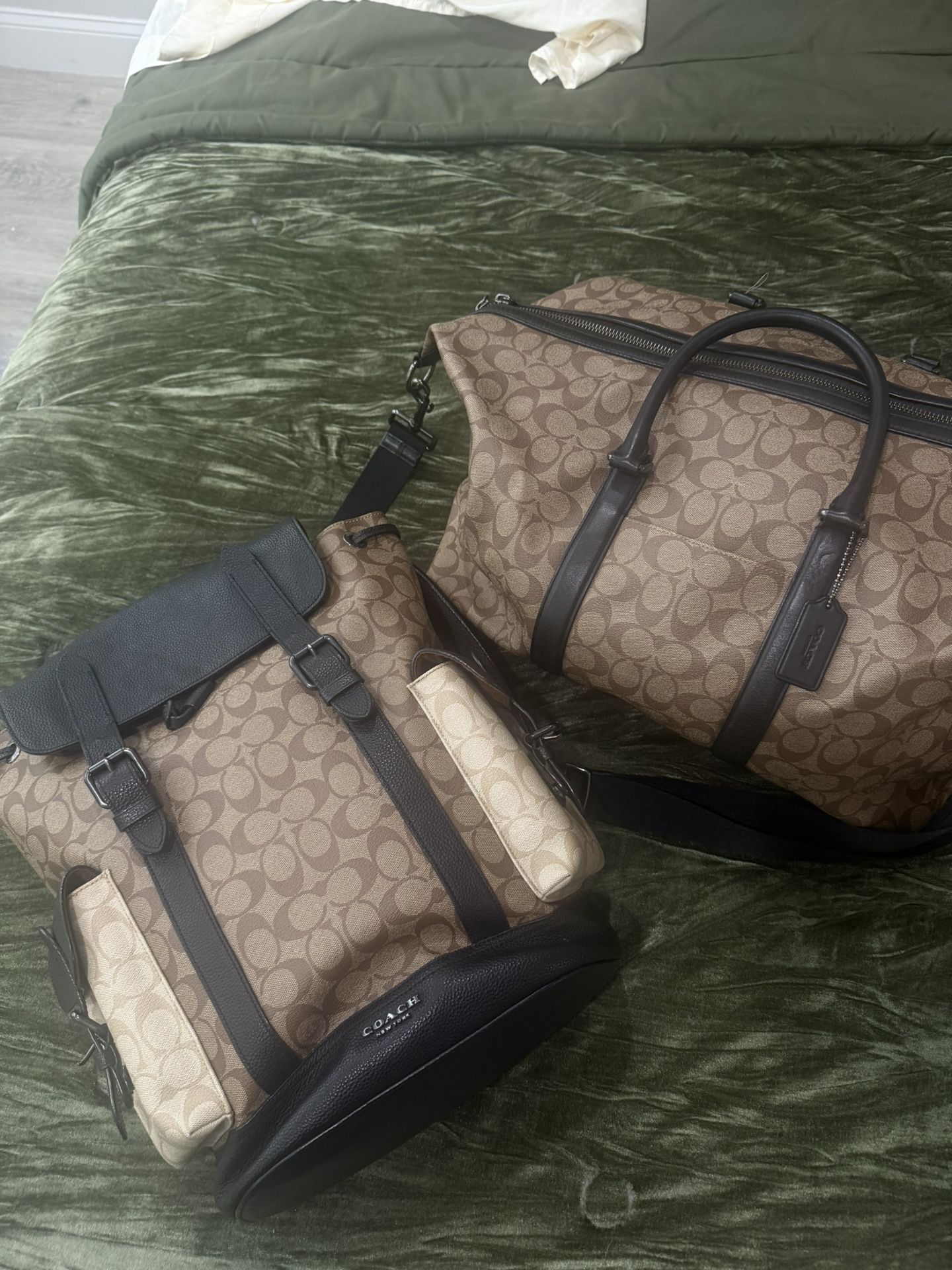 Coach Backpack And Carry On