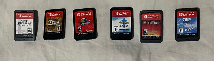Assortment of Switch 1 games