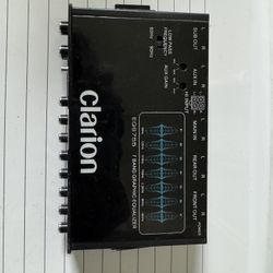Clarion Equalizer 