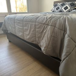 King Size Bed (Faux leather)