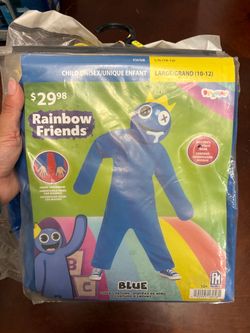 Rainbow friends kid costume (size 10/12)