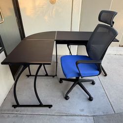 Brand New Office Desk With Chair Computer Desk L Shape Desk Corner Desk With Chair Combo