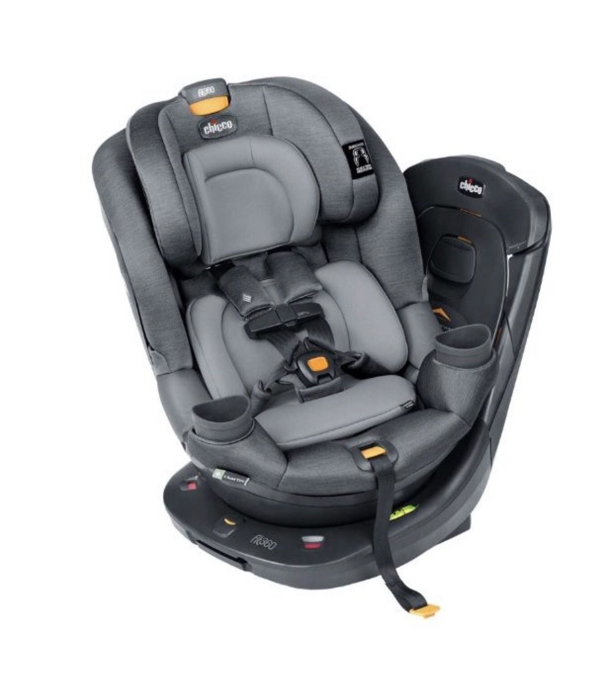 NEW! Chicco Fit360 ClearTex Rotating Convertible Car Seat