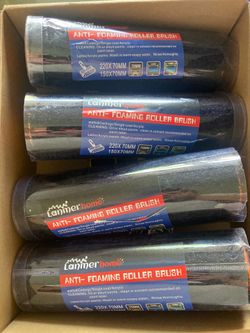 Lanmerhome Anti-Foaming Roller Brush 6PC