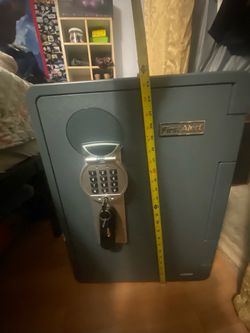 I am selling a fireproof safe, with a handle and wheels, it’s new and worth over $400, I’m only asking for $120  firm price.