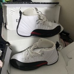 Jordan Men's Retro Taxi Flip White/Gym Red-Black