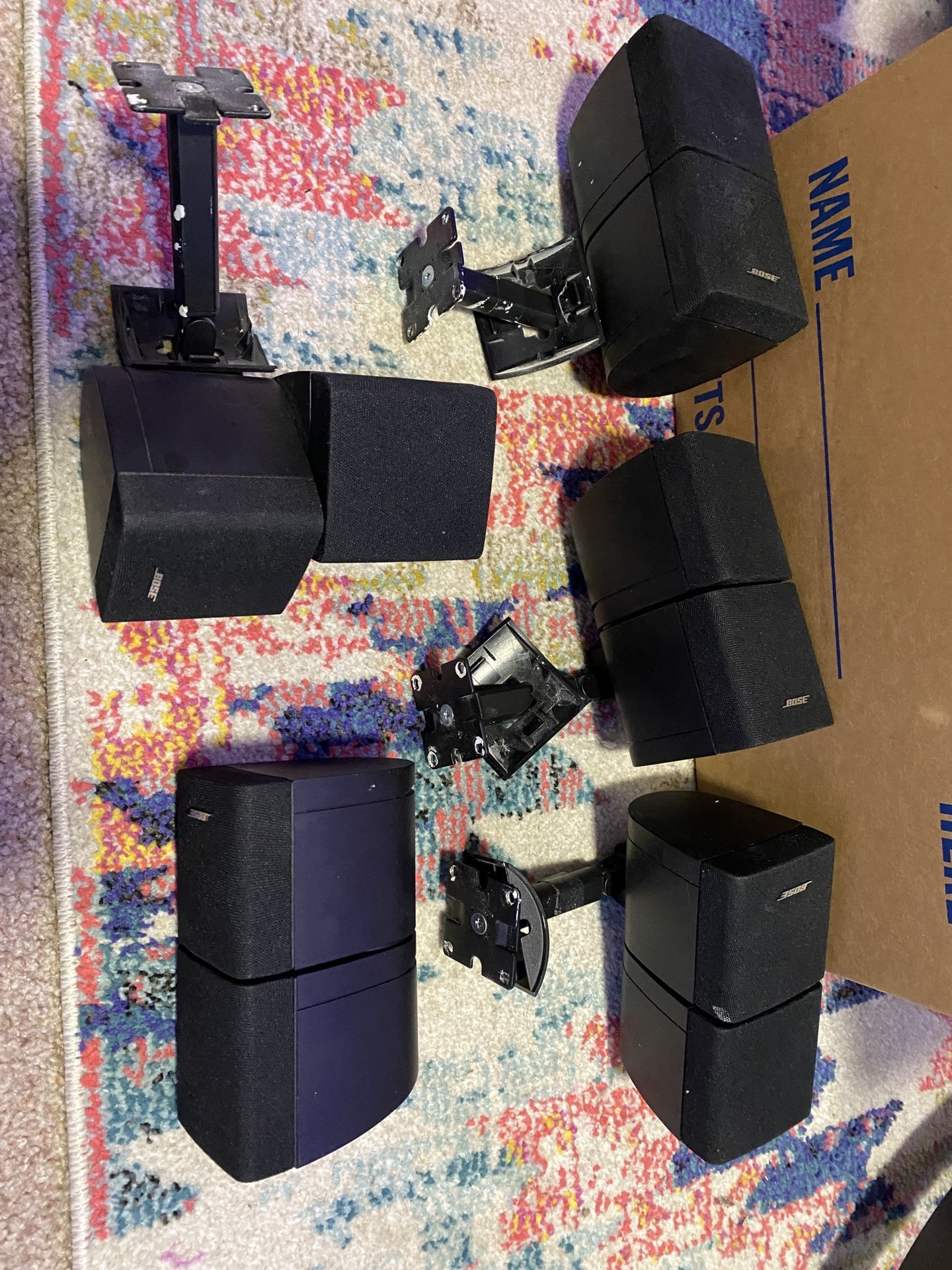 Wired Surround Sound System (Bose + Yamaha)