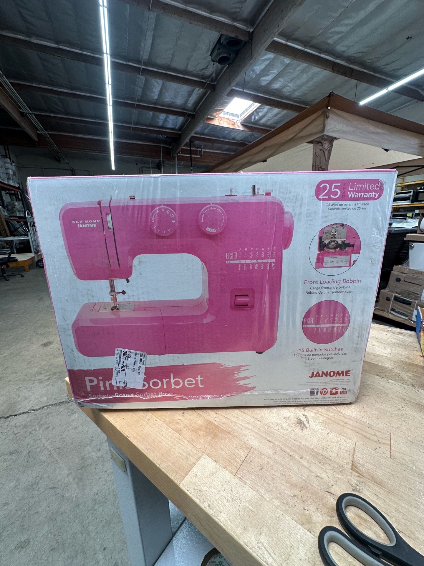 Janome Pink Sorbet Sewing Machine