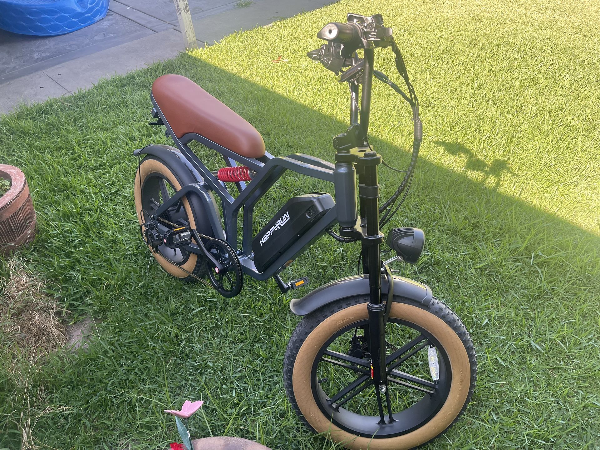 HAPPYRUN TANK G60 ELECTRIC OFF-ROAD FAT TIRE MOPED BIKE