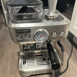 Increative Espresso Machine With Coffee bean Grinder