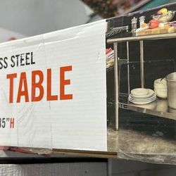 Trinity 48" Stainless Steel Prep Table