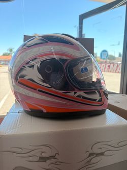 Full Face Motorcycle Helmet Size Large
