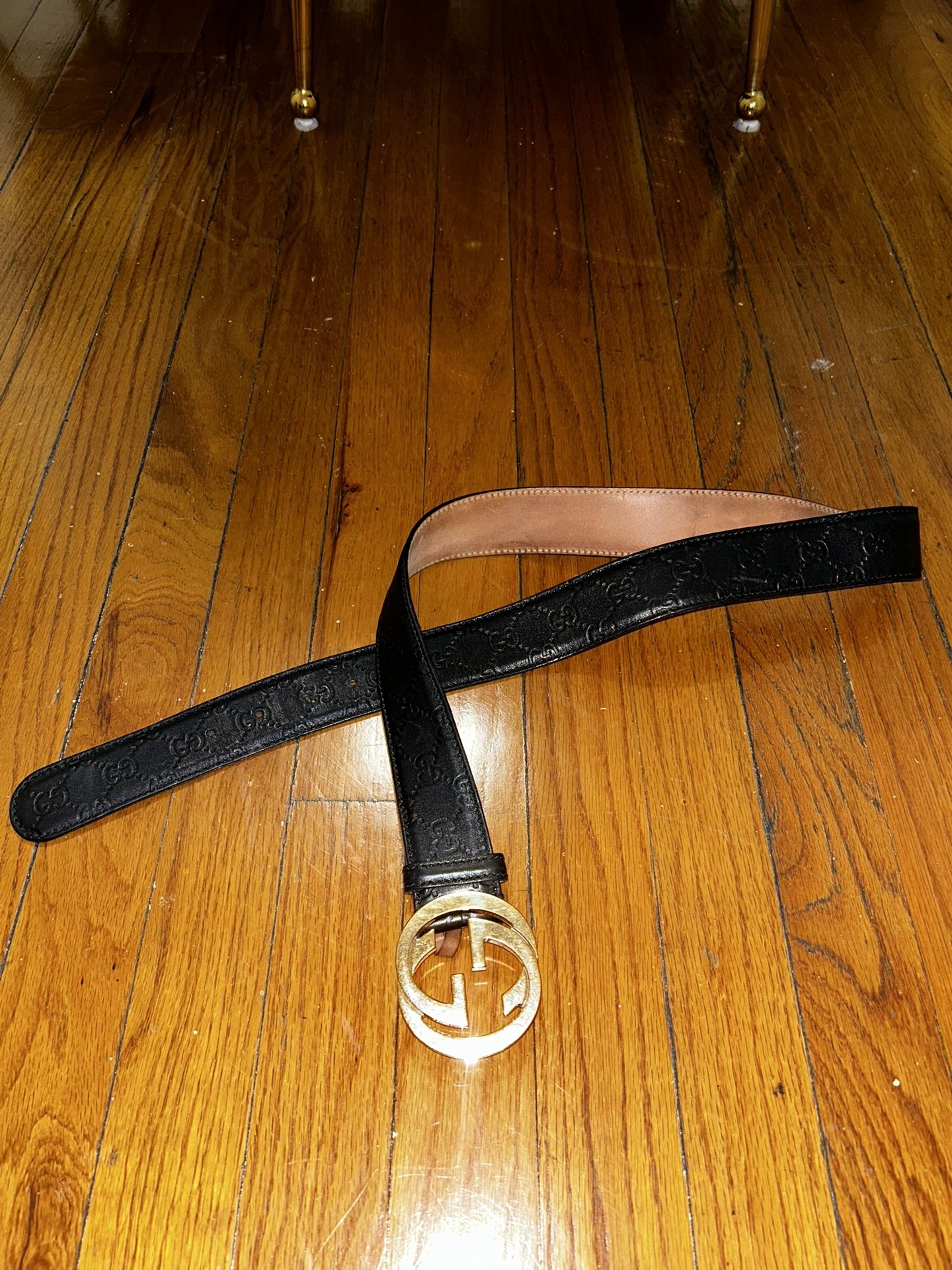 Gucci Buckle Leather Belt