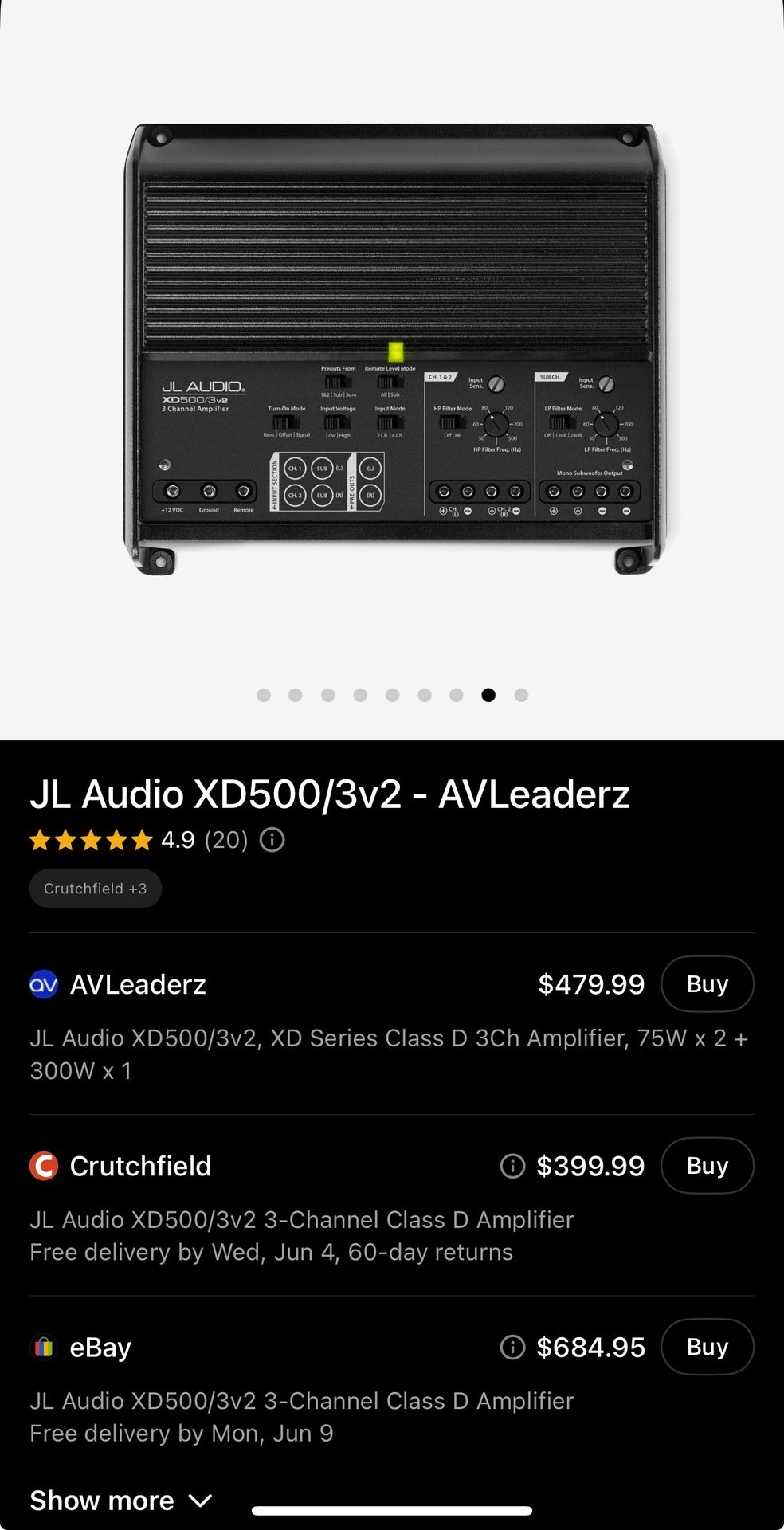 JL Audio® XDM Car and Marine Amplifier
