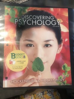 Discovering Psychology 6 edition