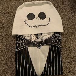 Disney nightmare before Christmas Jack costume. Zip up jump suit. 3 X large size brand new never used with tags.