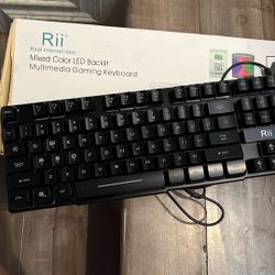 Keyboard Mixed Color Led Backlit Gaming 