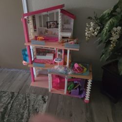Barbie Dream House With Ken & Barhie