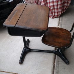Vintage School Desk